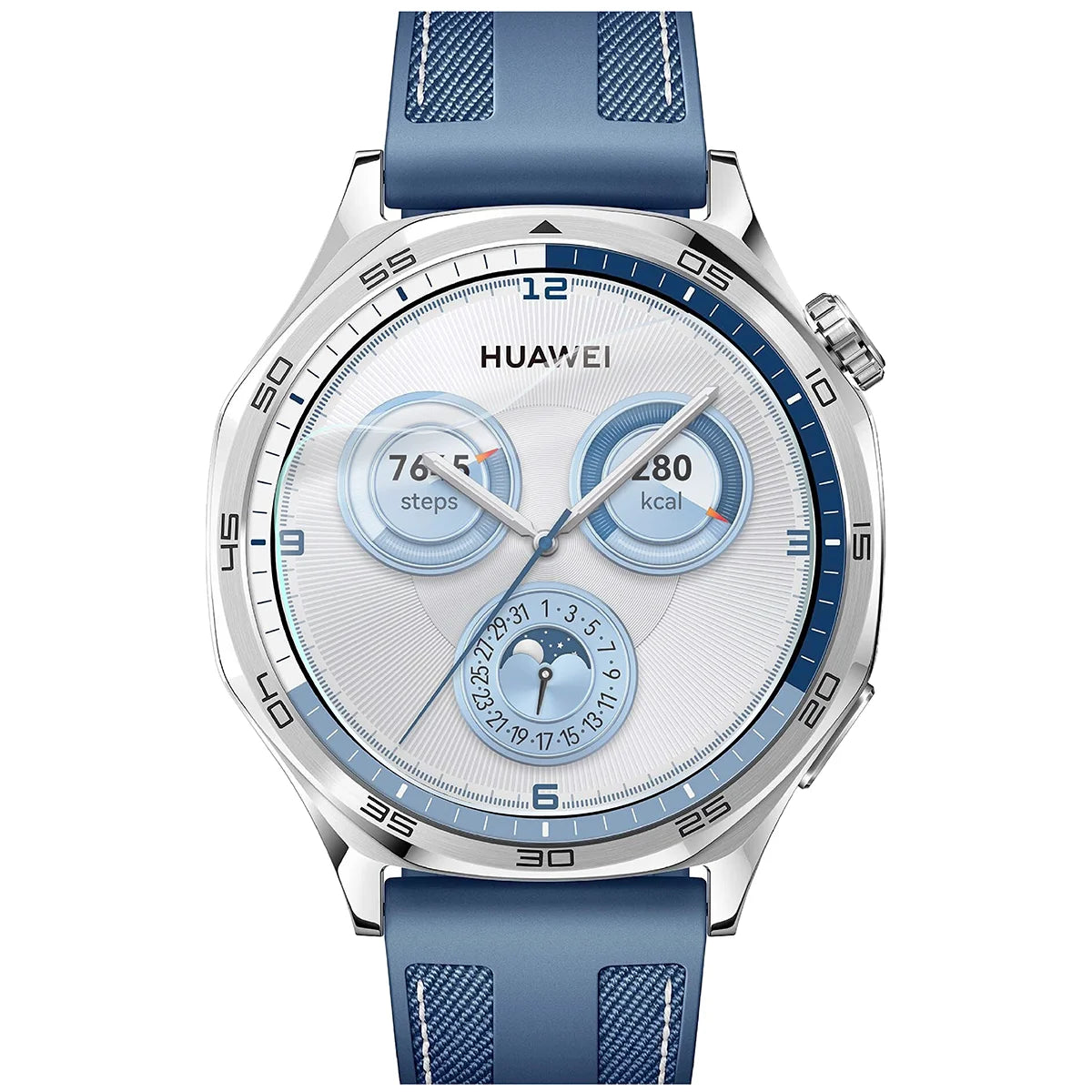 Schutzfolie für den Bildschirm für Huawei Watch GT 5 46 mm, Bizon Watch HydroFlex, 6 Stück