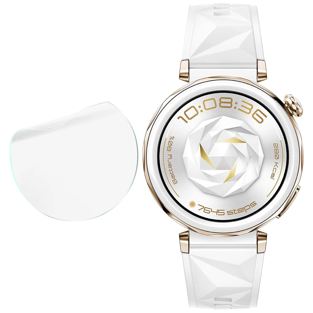 Schutzfolie für den Bildschirm für Huawei Watch GT 5 Pro 42 mm, Bizon Watch HydroFlex, 6 Stück