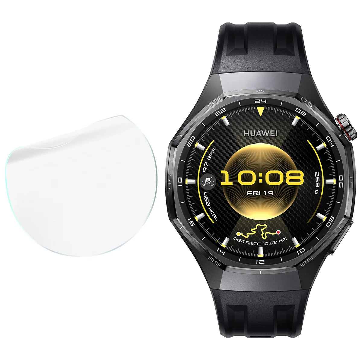 Schutzfolie für den Bildschirm für Huawei Watch GT6 Pro 46 mm, Bizon Watch HydroFlex, 6 Stück