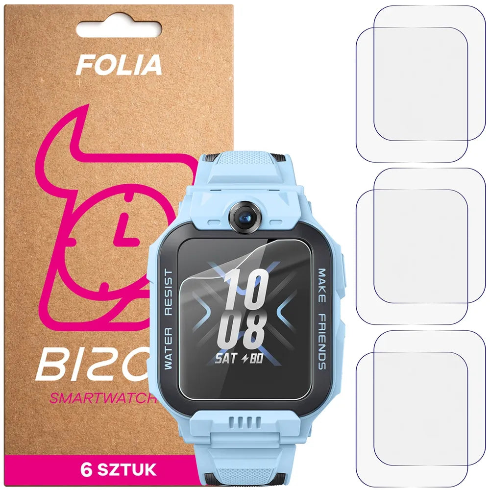 Schutzfolie für den Bildschirm für imoo Z7, Bizon Watch HydroFlex, 6 Stück (1/5)