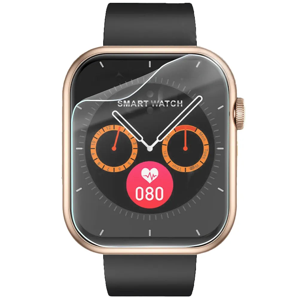 Schutzfolie für den Bildschirm für JG Smart QX7 Pro, Bizon Watch HydroFlex, 6 Stück (2/5)