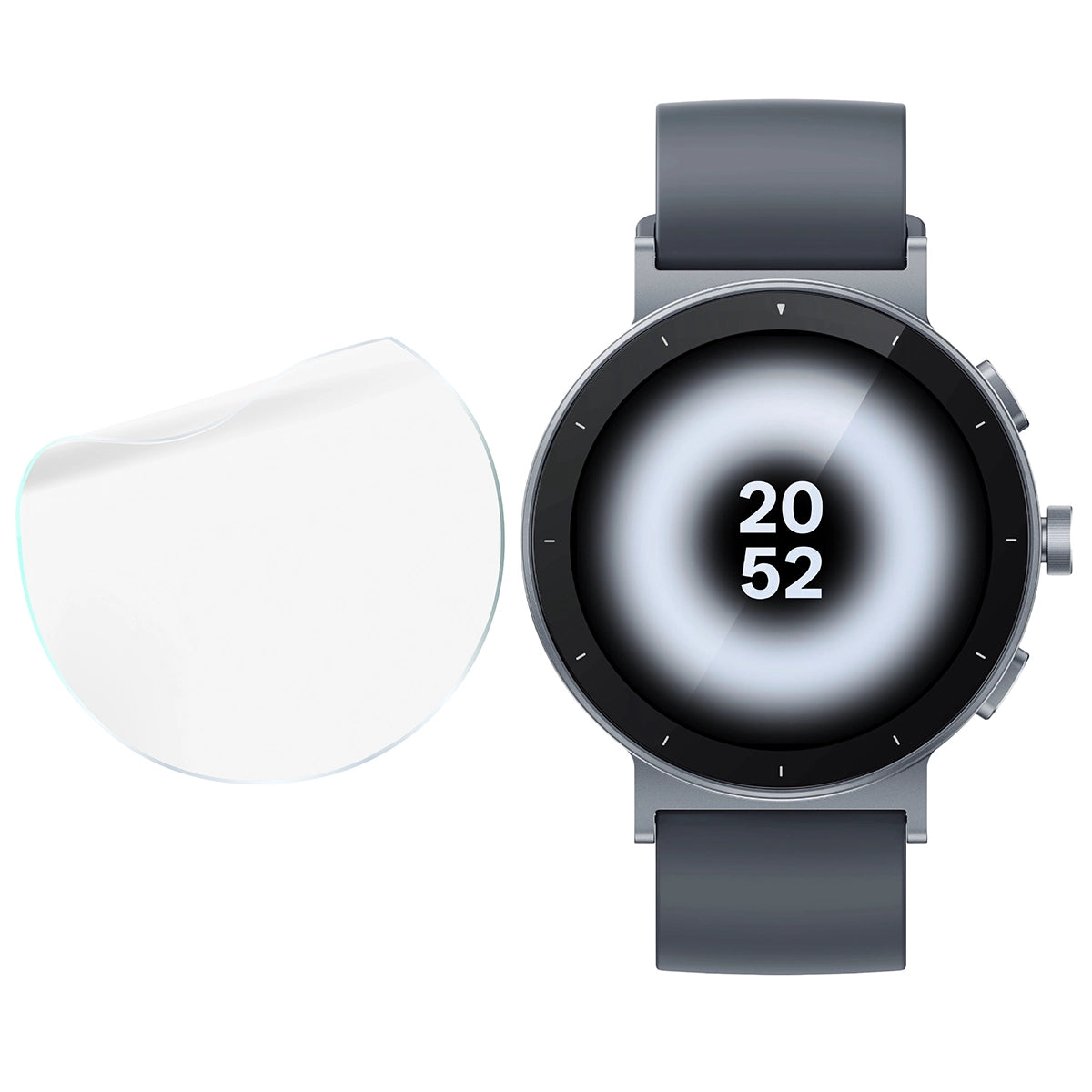 Schutzfolie für den Bildschirm für Realme Watch S5, Bizon Watch HydroFlex, 6 Stück