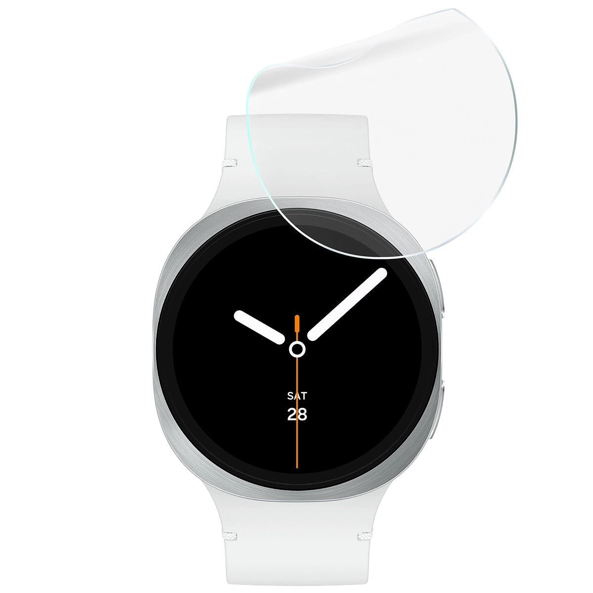 Schutzfolie für den Bildschirm für Galaxy Watch 8 / 7 / FE / 6 / 5 / 4 40 mm, Bizon Watch HydroFlex, 6 Stück