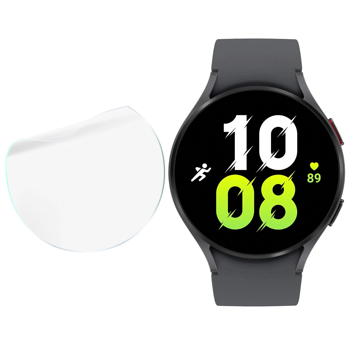 Schutzfolie für den Bildschirm für Galaxy Watch 5 44mm, Bizon Watch HydroFlex, 6 Stück