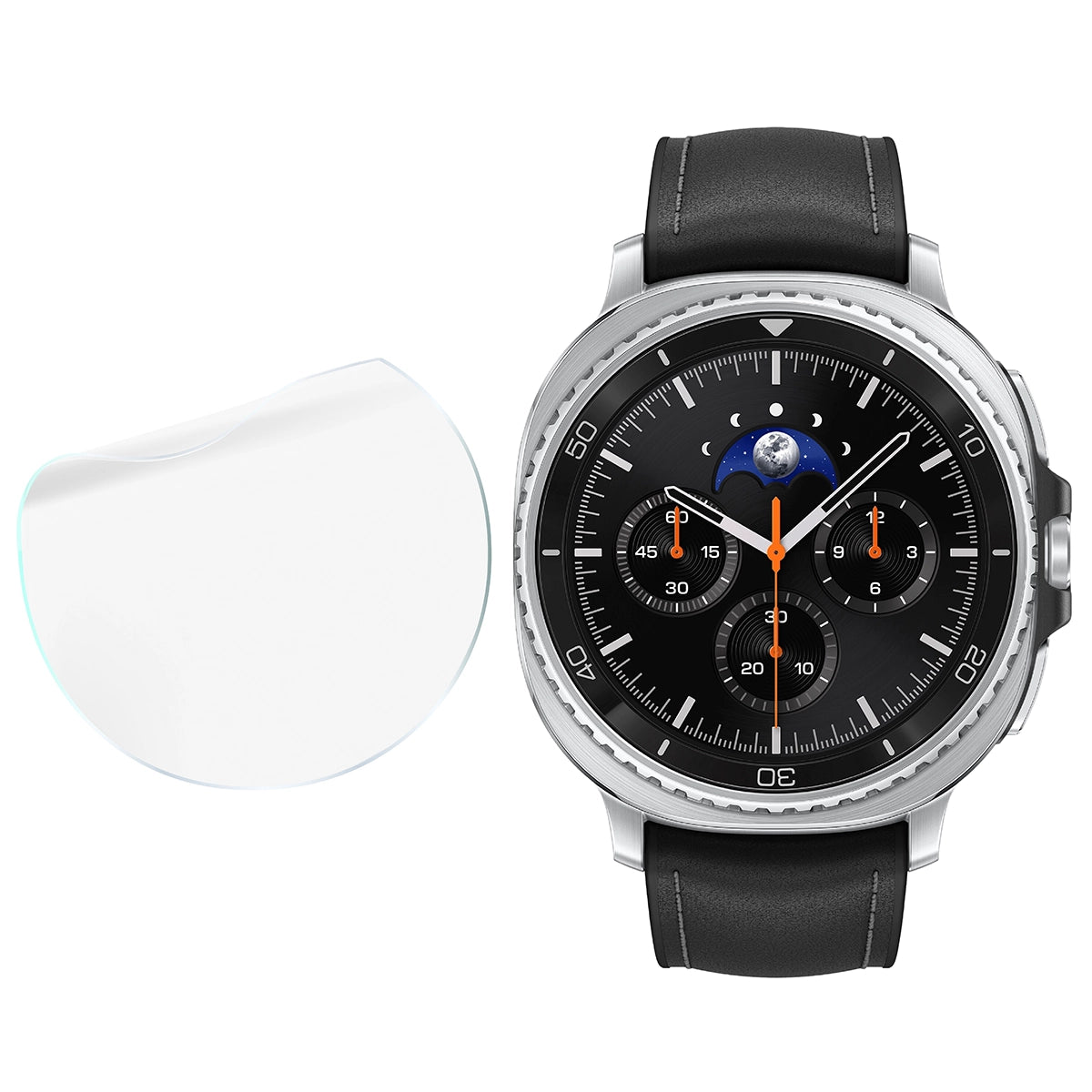 Schutzfolie für den Bildschirm für Galaxy Watch 8 Classic 46 mm, Bizon Watch HydroFlex, 6 Stück