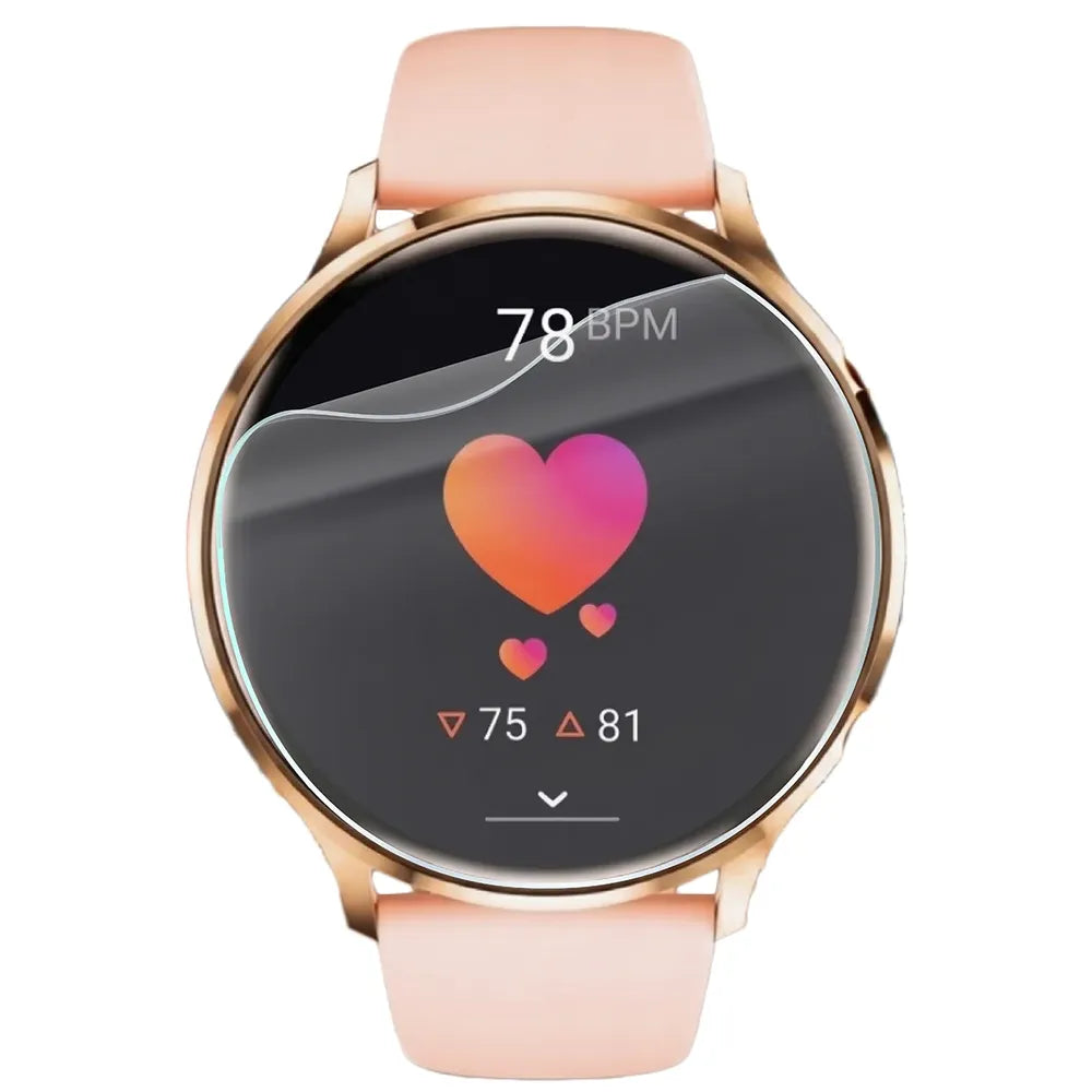 Schutzfolie für den Bildschirm für Vess Q40S, Bizon Watch HydroFlex, 6 Stück (2/5)