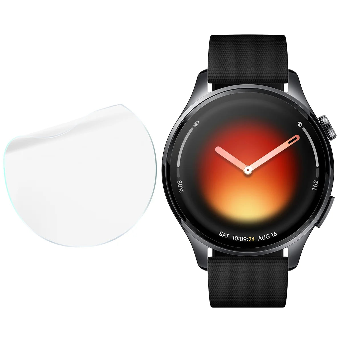 Schutzfolie für den Bildschirm für Xiaomi Watch 5, Bizon Watch HydroFlex, 6 Stück
