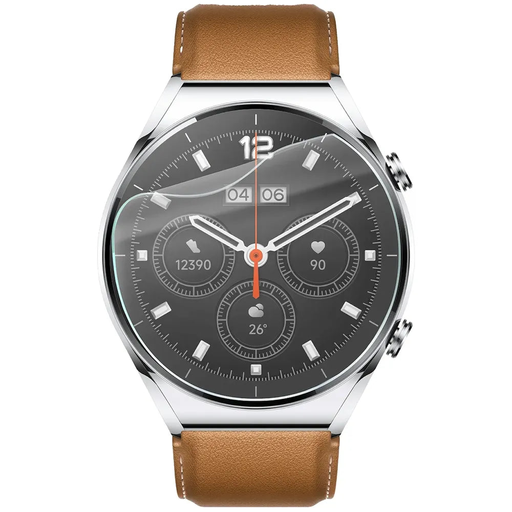 Schutzfolie für den Bildschirm für Xiaomi Watch S1, Bizon Watch HydroFlex, 6 Stück (2/5)