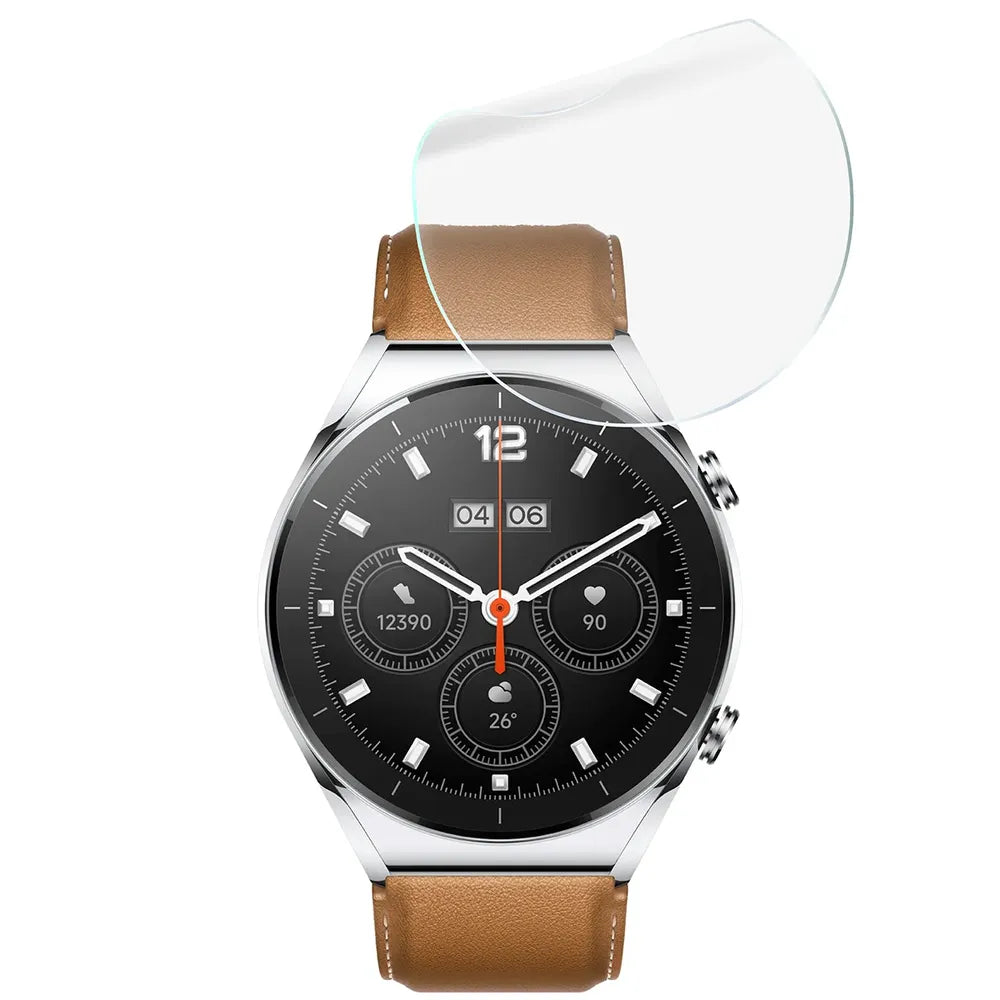 Schutzfolie für den Bildschirm für Xiaomi Watch S1, Bizon Watch HydroFlex, 6 Stück (5/5)