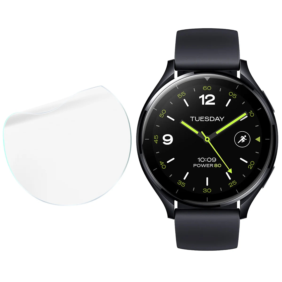 Schutzfolie für den Bildschirm für Xiaomi Watch 2, Bizon Watch HydroFlex, 6 Stück