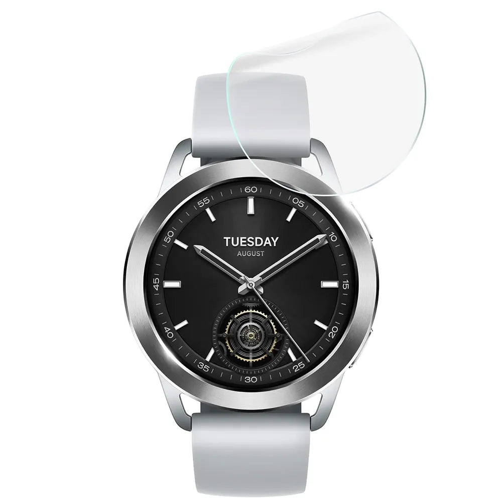 Schutzfolie für den Bildschirm für Xiaomi Watch S3 47mm, Bizon Watch HydroFlex, 6 Stück (5/5)