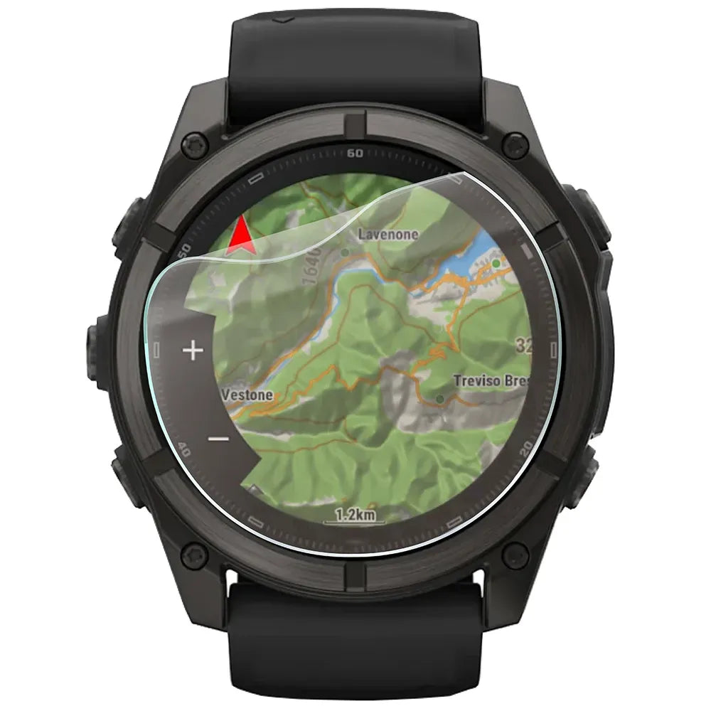 Matte Folie für Garmin Fenix 9 (51 mm), Bizon Watch Film Matte Duo, 2 Stück (2/5)