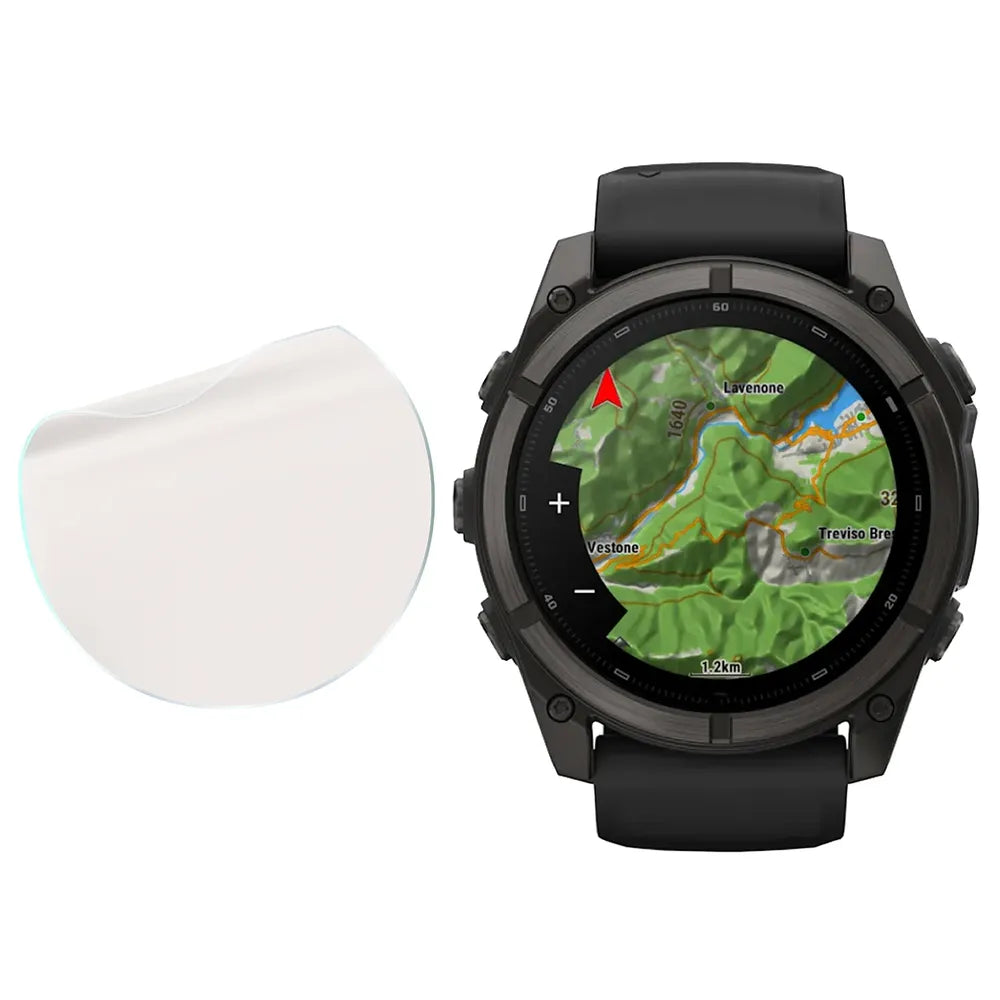 Matte Folie für Garmin Fenix 9 (51 mm), Bizon Watch Film Matte Duo, 2 Stück (4/5)