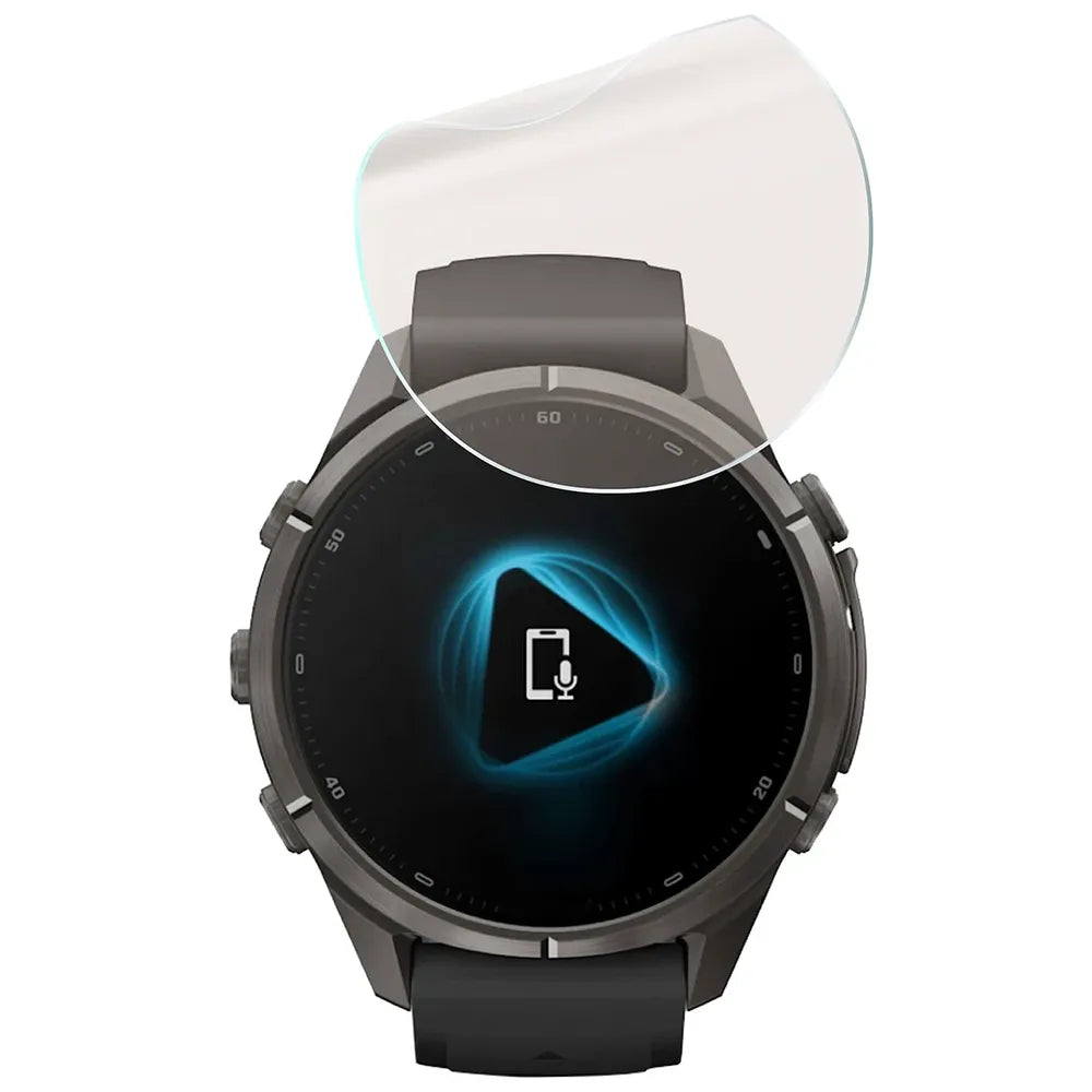 Matte Folie für Garmin Fenix 9 Pro (43 mm), Bizon Watch Film Matte Duo, 2 Stück (5/5)