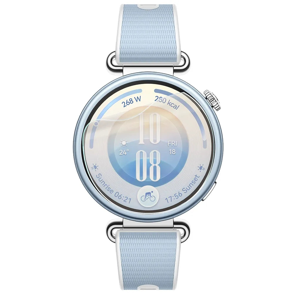 Matte Folie für Huawei Watch GT 7 41 mm, Bizon Watch Film Matte Duo, 2 Stück (2/5)