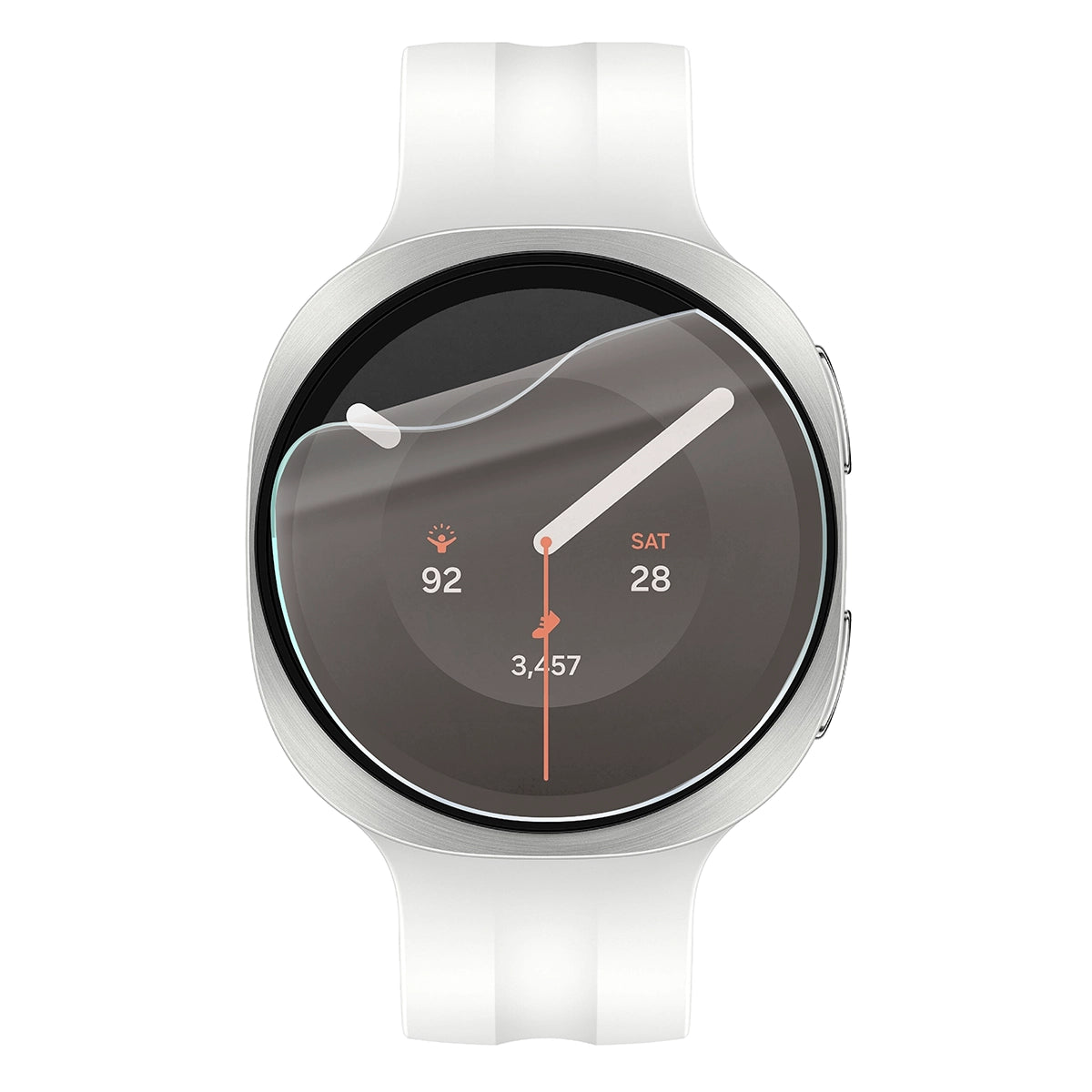 Matte Folie für Galaxy Watch 9 40 mm, Bizon Watch Film Matte Duo, 2 Stück