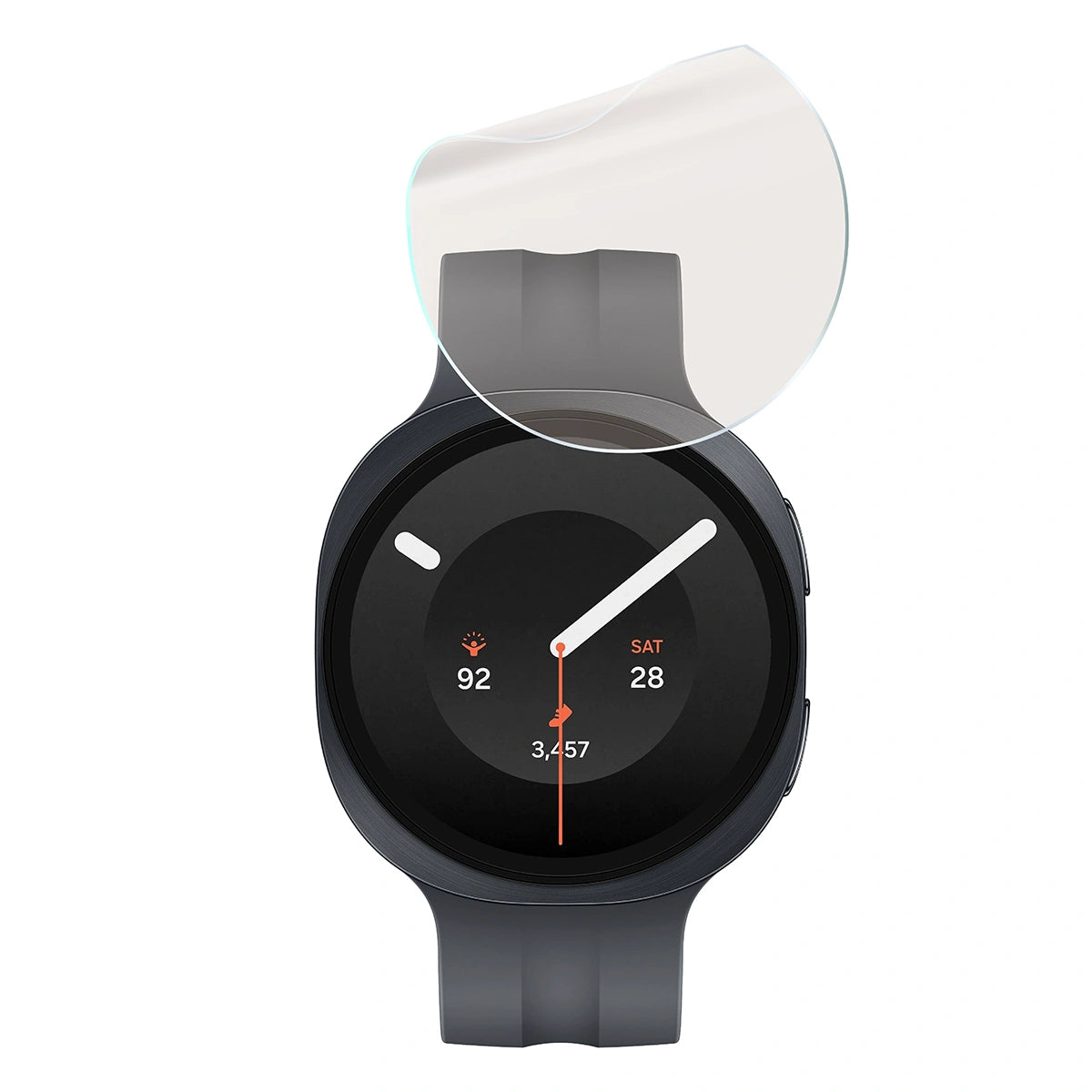 Matte Folie für Galaxy Watch 9 44 mm, Bizon Watch Film Matte Duo, 2 Stück