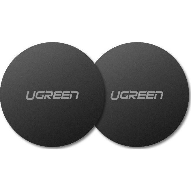 Magnetische Metallplättchen für Handyhalterungen, Ugreen, Schwarz