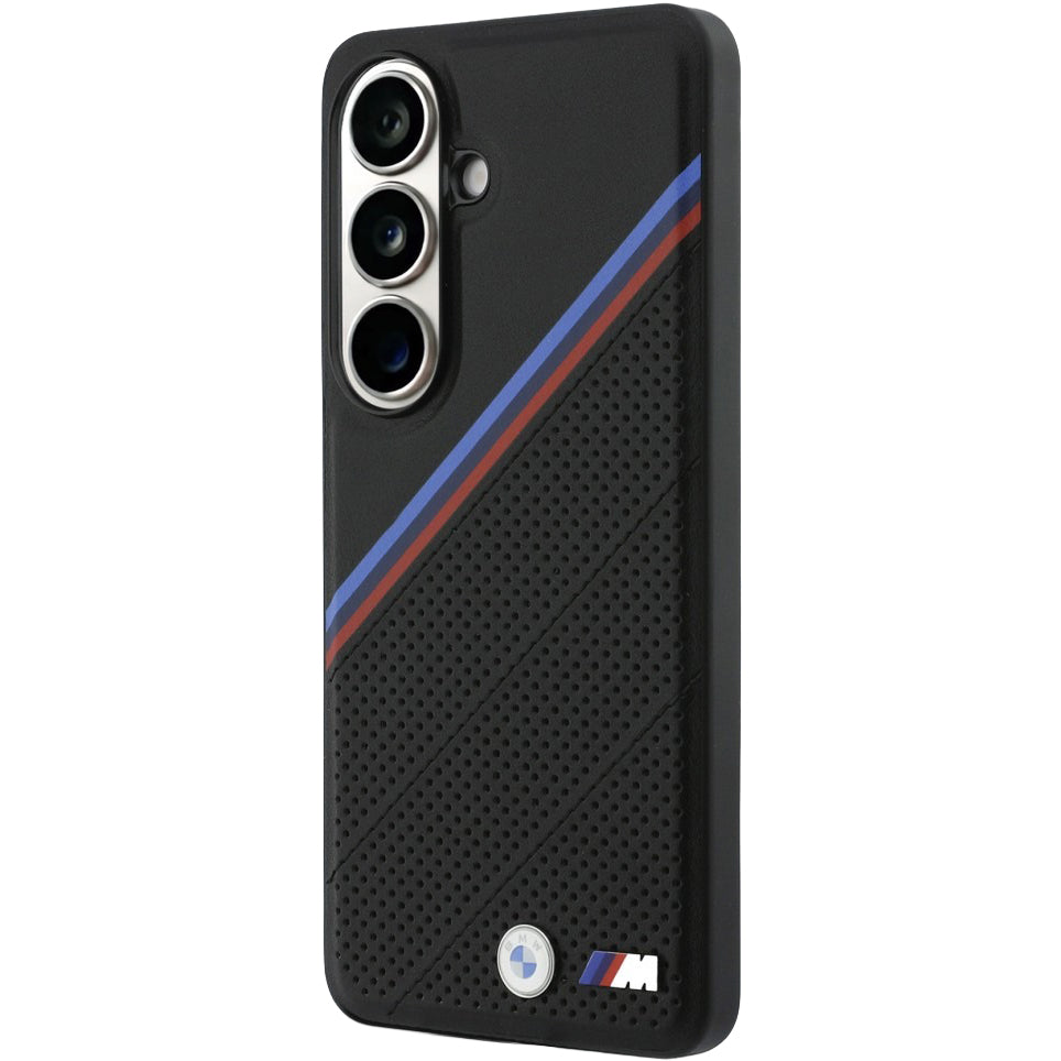 Handyhülle für Galaxy S26, BMW M Tricolor Metal Logo mit MagSafe, Schwarz