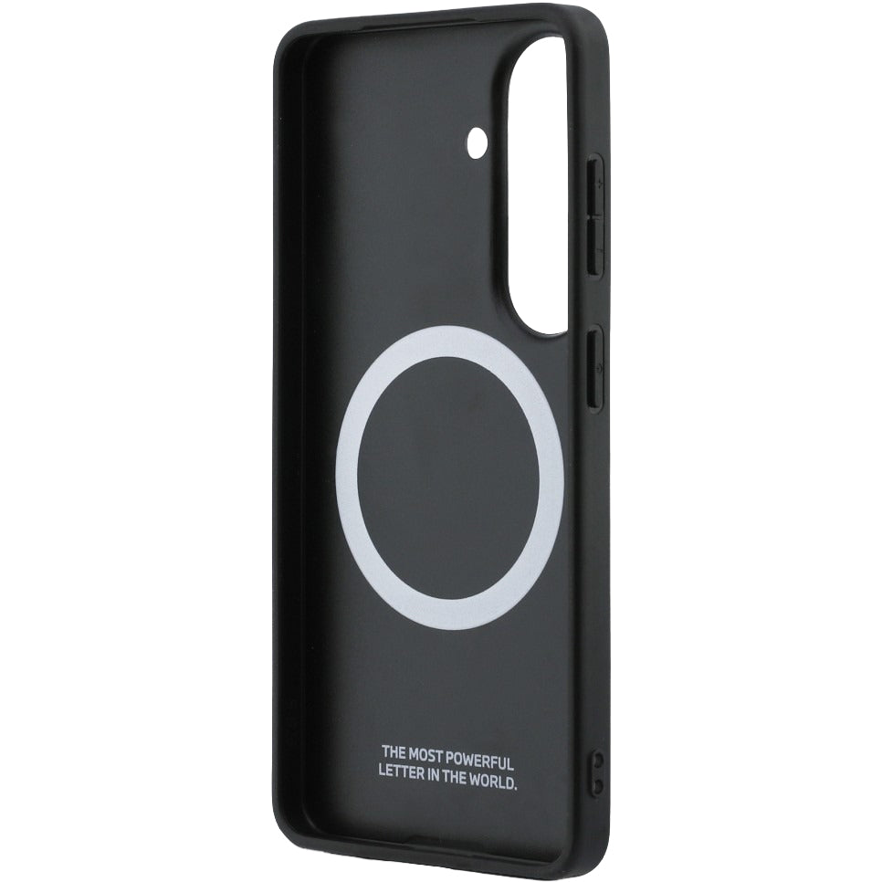 Handyhülle für Galaxy S26, BMW M Tricolor Metal Logo mit MagSafe, Schwarz