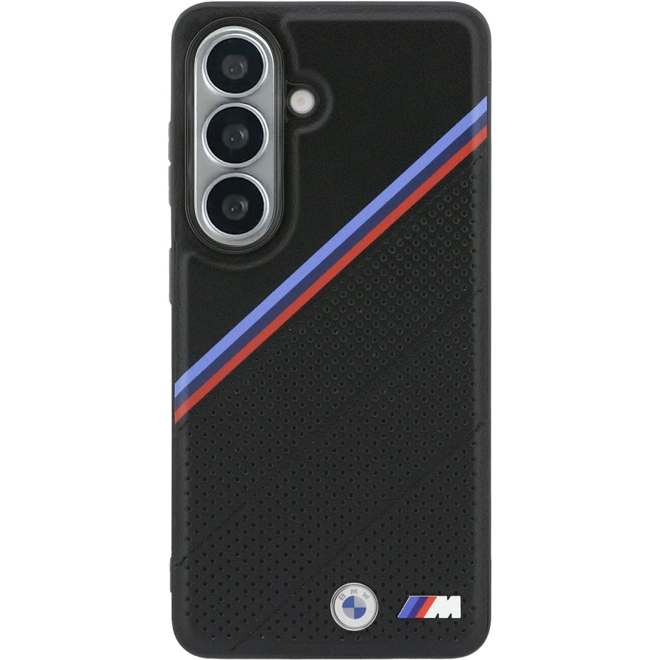 Handyhülle für Galaxy S26, BMW M Tricolor Metal Logo mit MagSafe, Schwarz