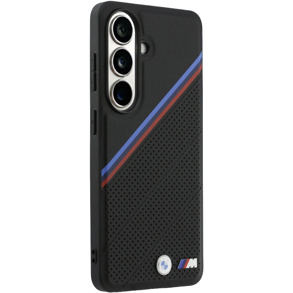 Handyhülle für Galaxy S26, BMW M Tricolor Metal Logo mit MagSafe, Schwarz