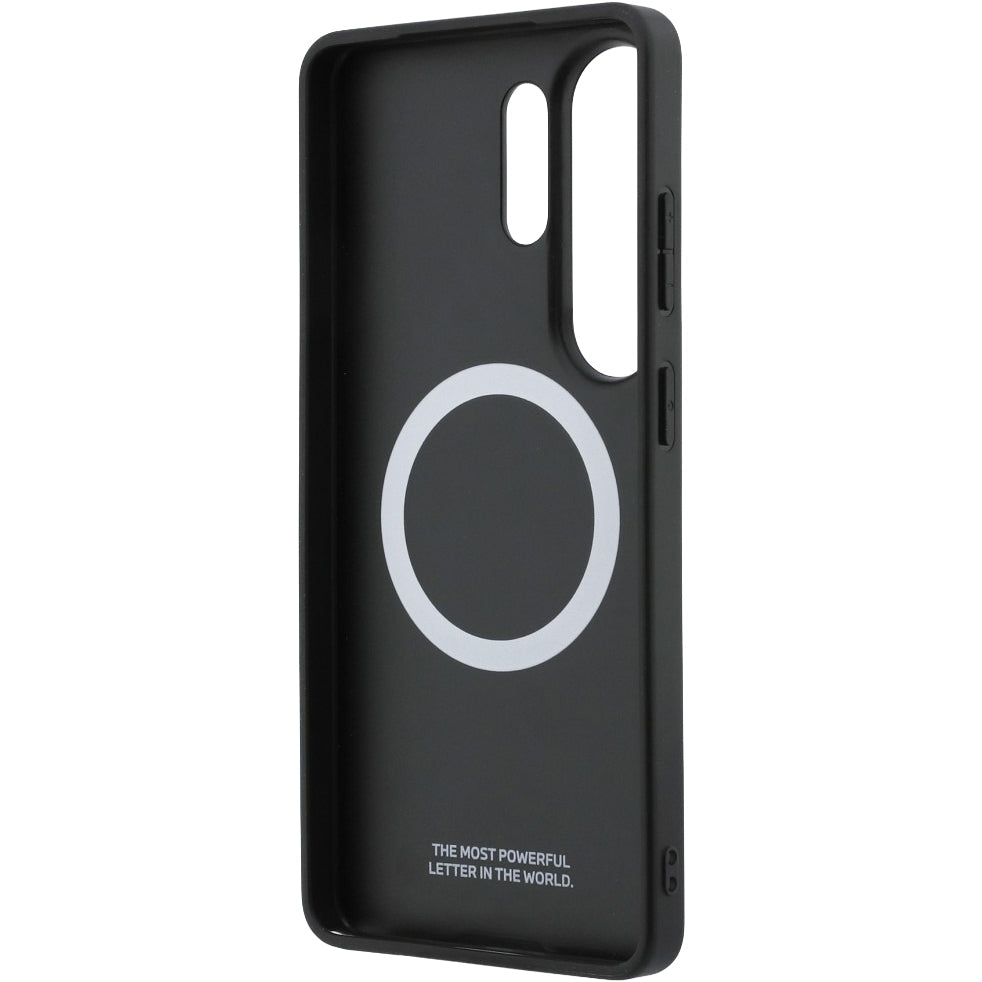 Handyhülle für Galaxy S26 Ultra, BMW M Tricolor Metal Logo mit MagSafe, Schwarz