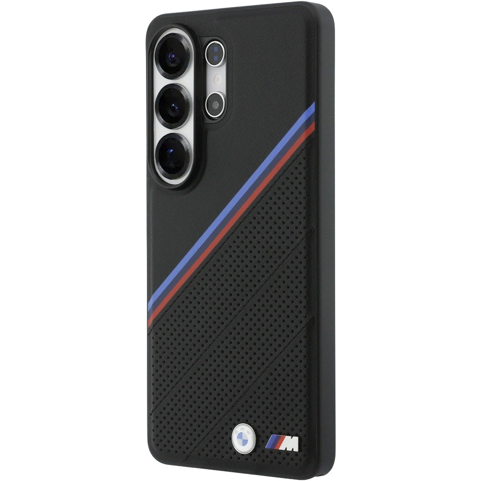 Handyhülle für Galaxy S26 Ultra, BMW M Tricolor Metal Logo mit MagSafe, Schwarz