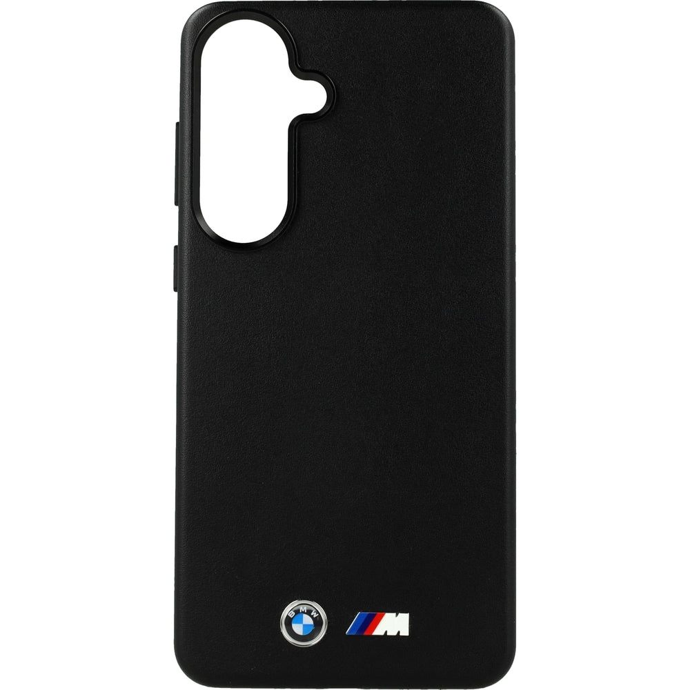 Handyhülle für Galaxy S26 Plus, BMW Hardcase Leather mit MagSafe, Schwarz