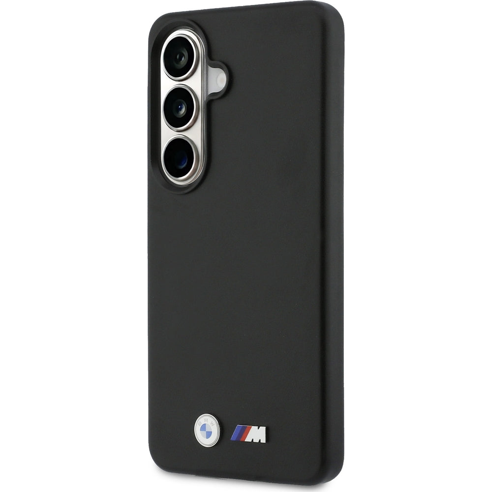 Handyhülle für Galaxy S26, BMW Hardcase Leather mit MagSafe, Schwarz