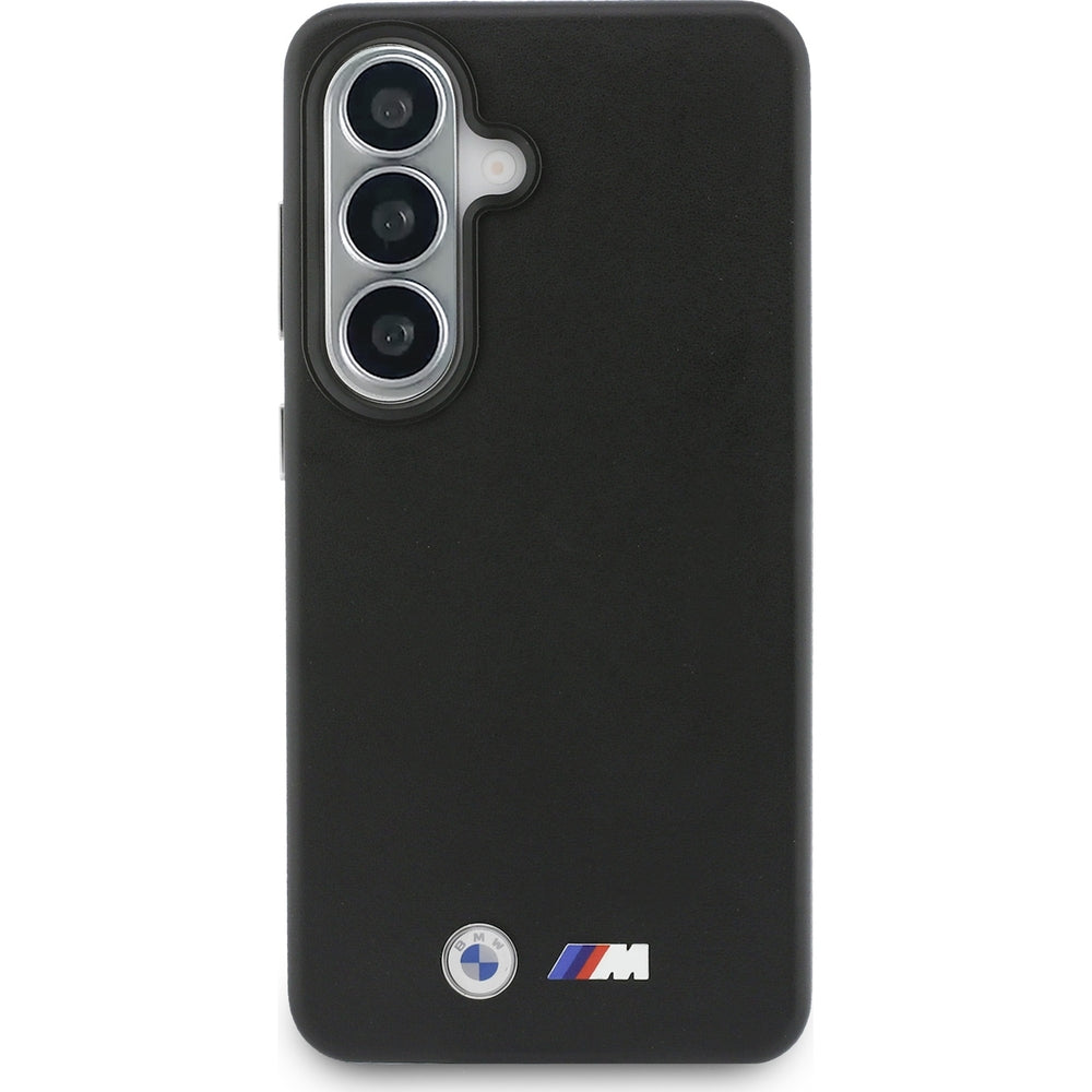 Handyhülle für Galaxy S26, BMW Hardcase Leather mit MagSafe, Schwarz