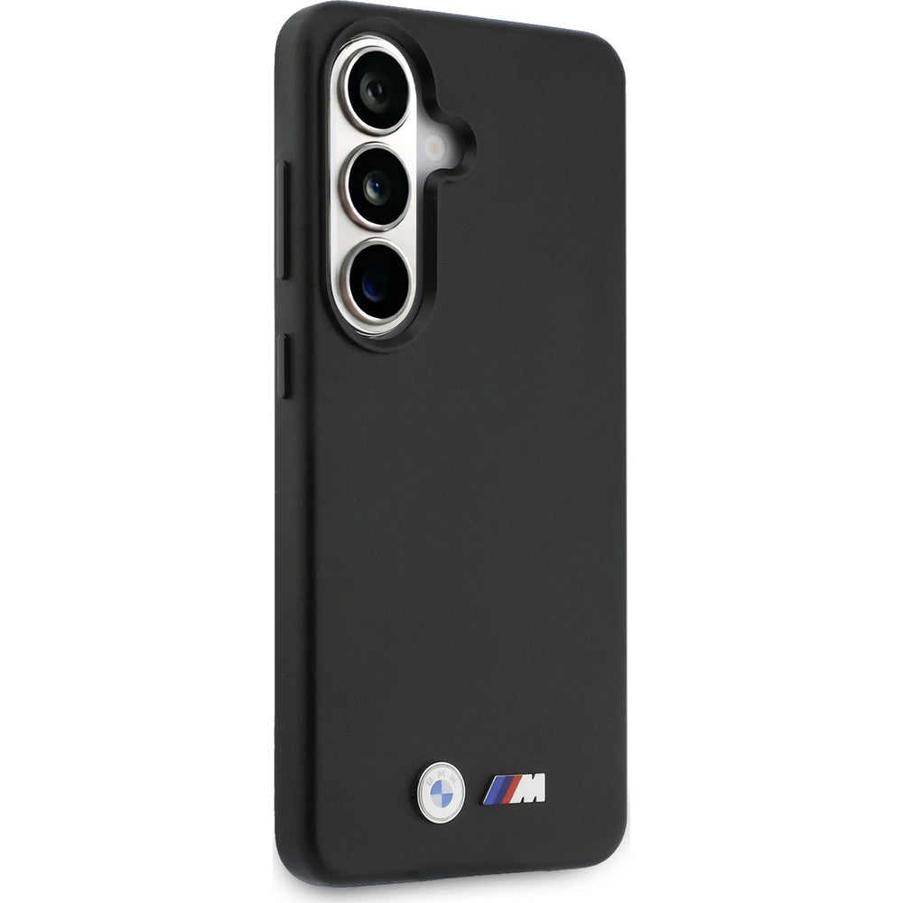 Handyhülle für Galaxy S26, BMW Hardcase Leather mit MagSafe, Schwarz