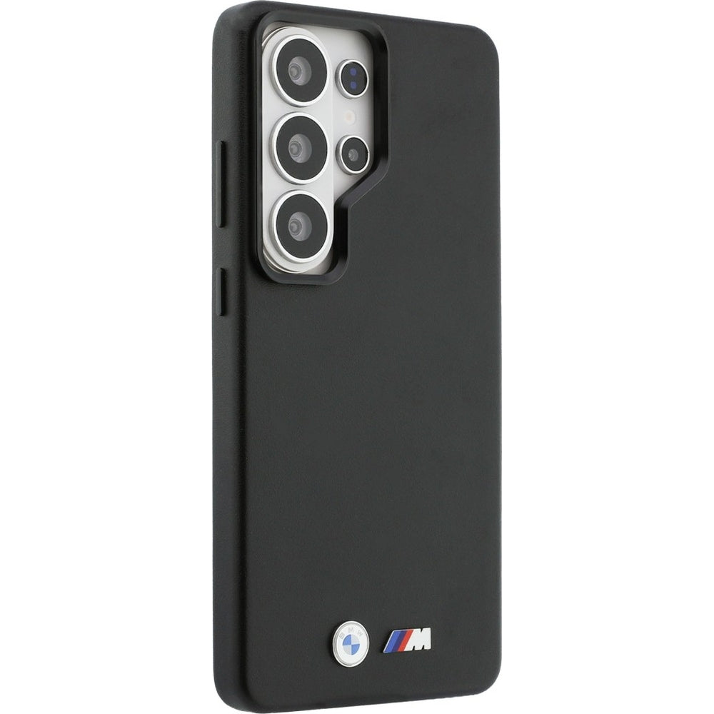 Handyhülle für Galaxy S26 Ultra, BMW Hardcase Leather mit MagSafe, Schwarz