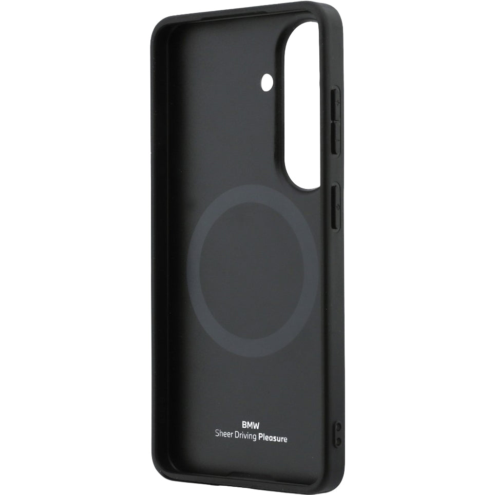 Handyhülle für Galaxy S26 Plus, BMW Leather Hot Stamp mit MagSafe, Schwarz