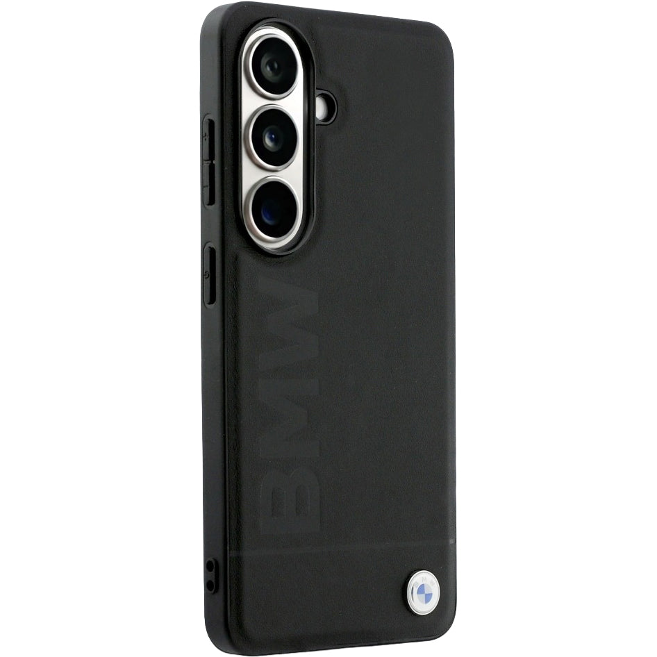 Handyhülle für Galaxy S26 Plus, BMW Leather Hot Stamp mit MagSafe, Schwarz