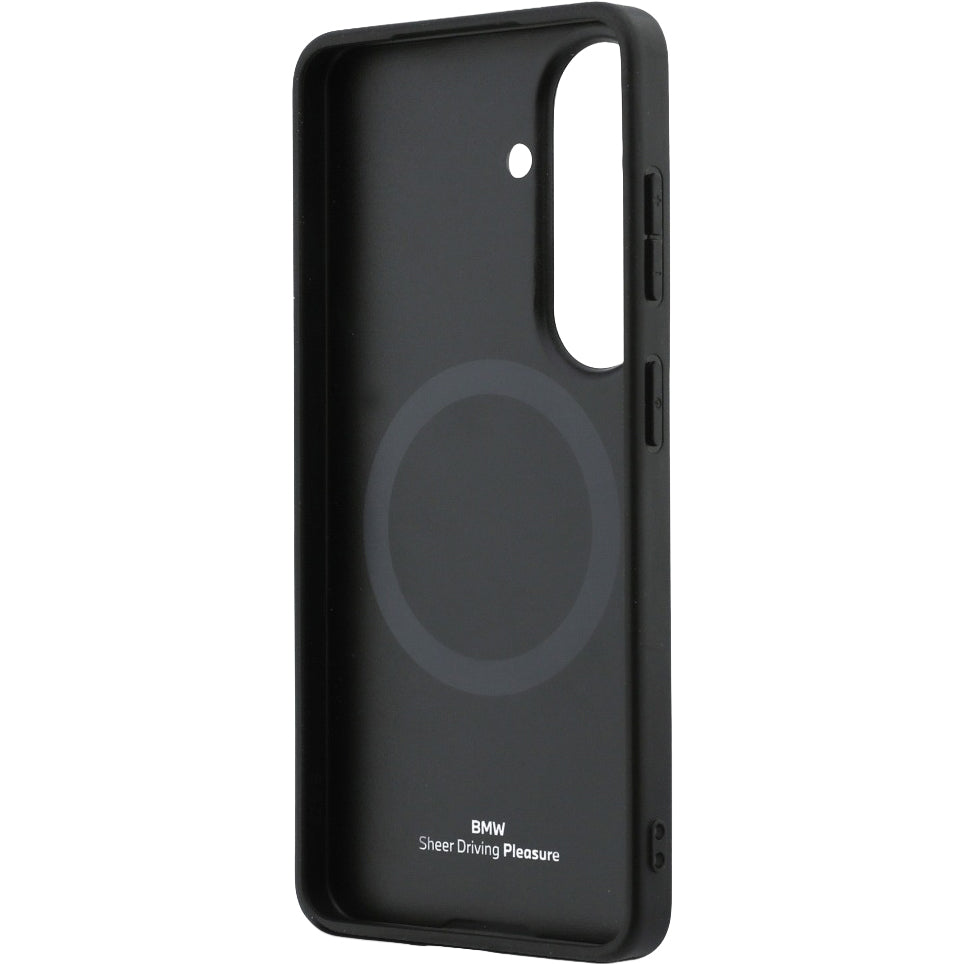 Handyhülle für Galaxy S26 Plus, BMW Leather Hot Stamp mit MagSafe, Schwarz