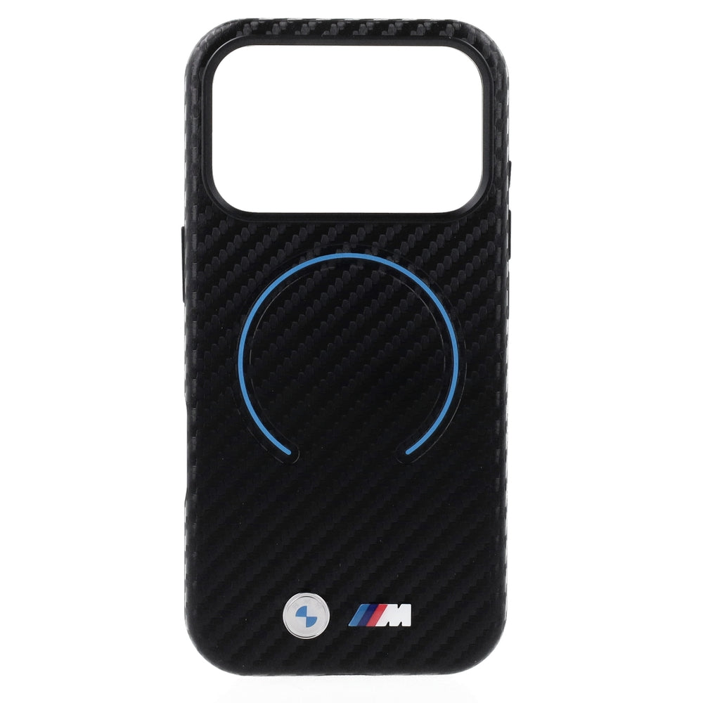 Handyhülle für iPhone 18 Pro / 17 Pro, BMW M Carbon Printed Ring mit MagSafe, Schwarz (1/5)