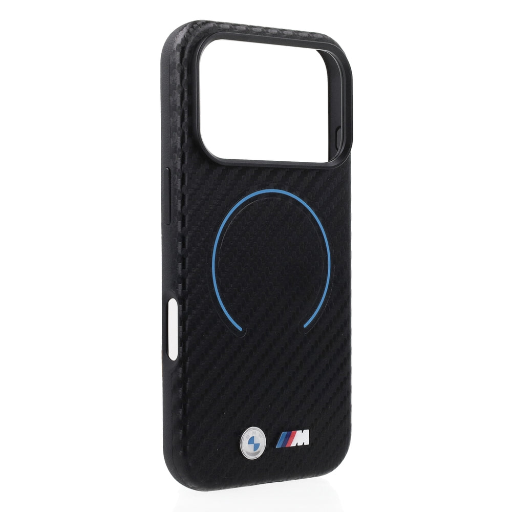 Handyhülle für iPhone 18 Pro / 17 Pro, BMW M Carbon Printed Ring mit MagSafe, Schwarz (4/5)