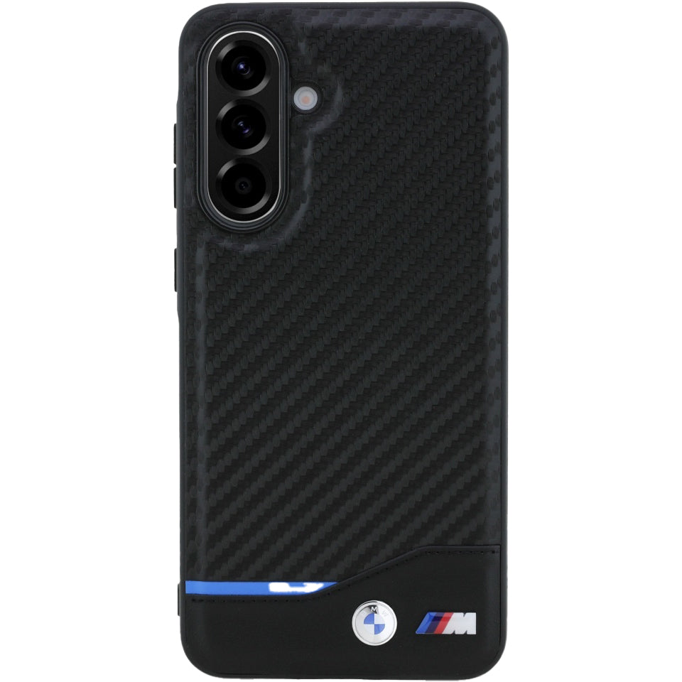 Handyhülle für Galaxy A56 5G, BMW M Carbon Leather, Schwarz