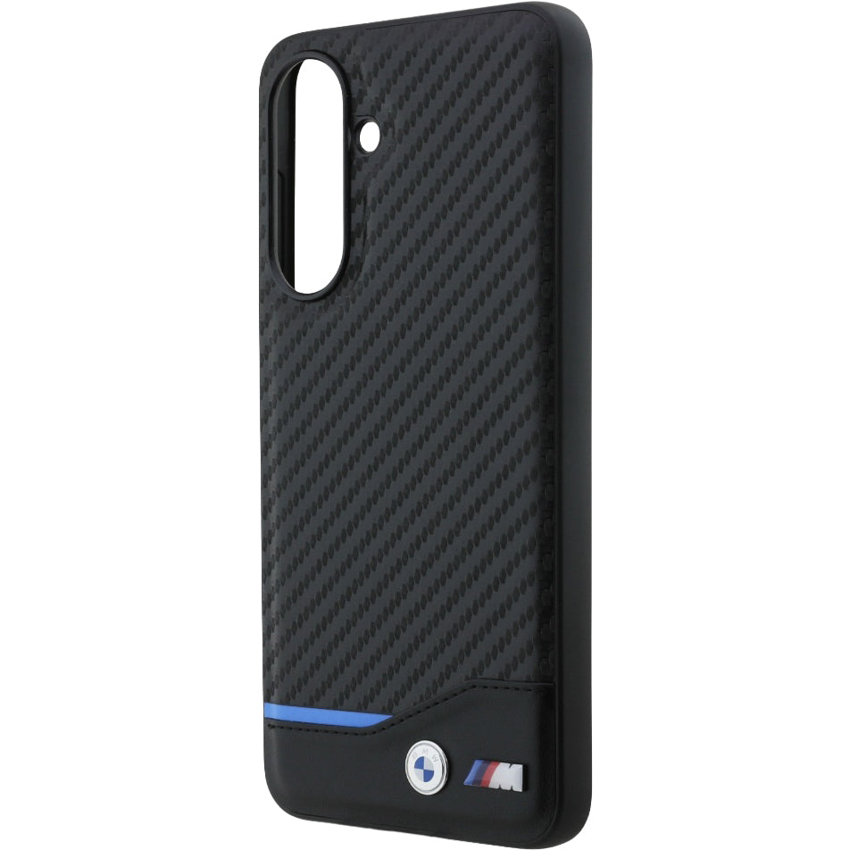 Handyhülle für Galaxy A56 5G, BMW M Carbon Leather, Schwarz