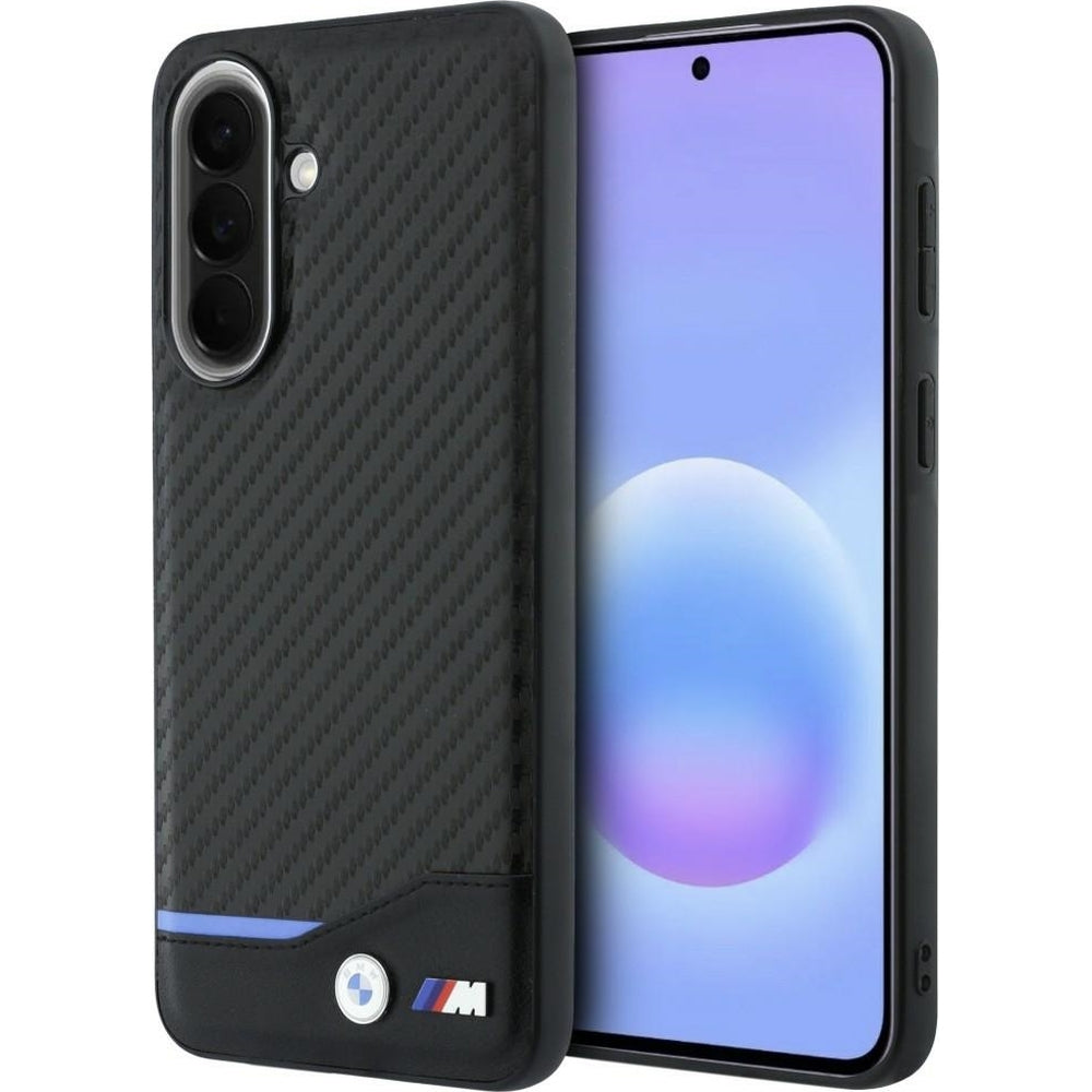 Handyhülle für Galaxy A37 5G, BMW M Carbon Leather, Schwarz
