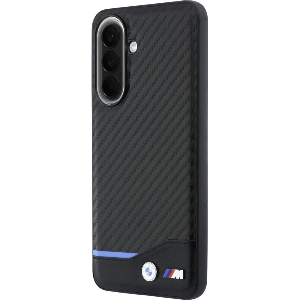 Handyhülle für Galaxy A37 5G, BMW M Carbon Leather, Schwarz