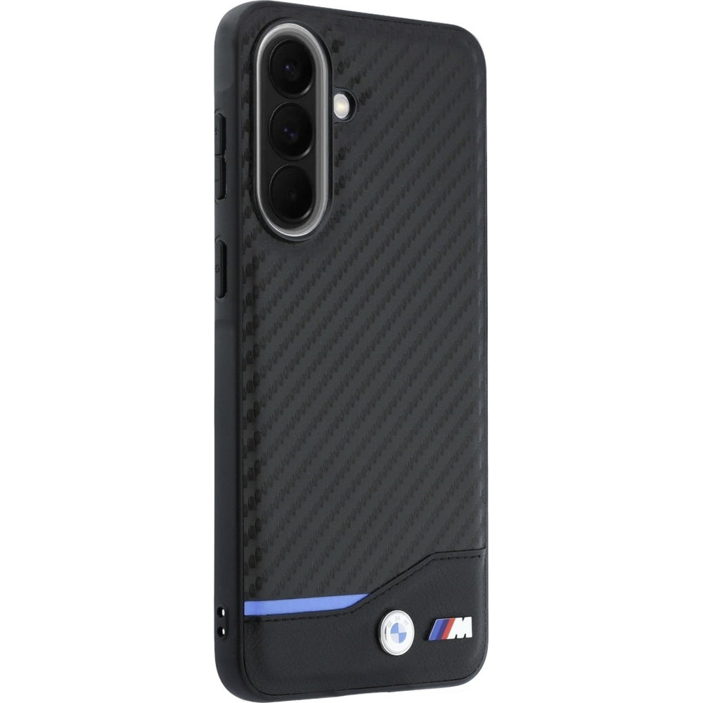 Handyhülle für Galaxy A37 5G, BMW M Carbon Leather, Schwarz
