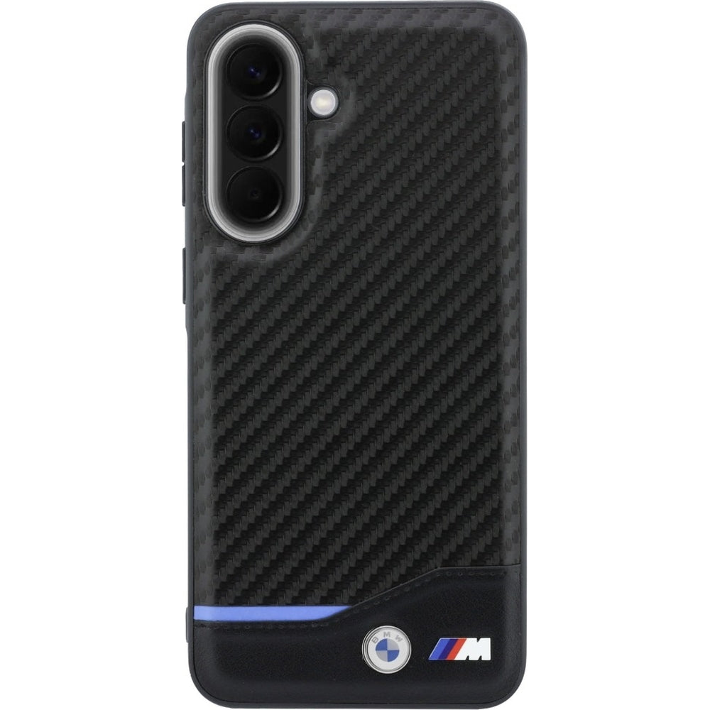 Handyhülle für Galaxy A57 5G, BMW M Carbon Leather, Schwarz