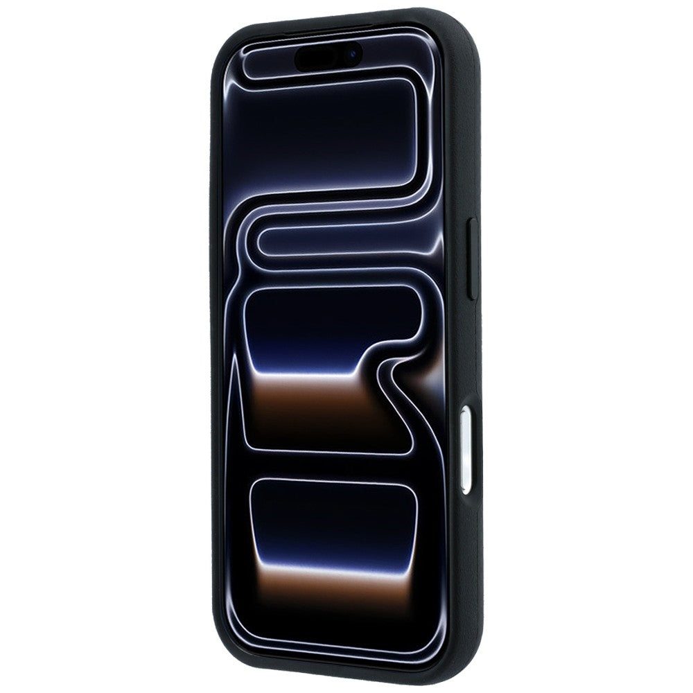 Handyhülle für iPhone 18 Pro Max / 17 Pro Max, BMW M Quadrille Kevlar Metal Logo mit MagSafe, Schwarz (5/8)