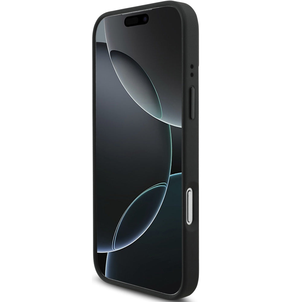 Handyhülle für iPhone 17 Pro Max, BMW M Tricolor Metal Logo mit MagSafe, Schwarz