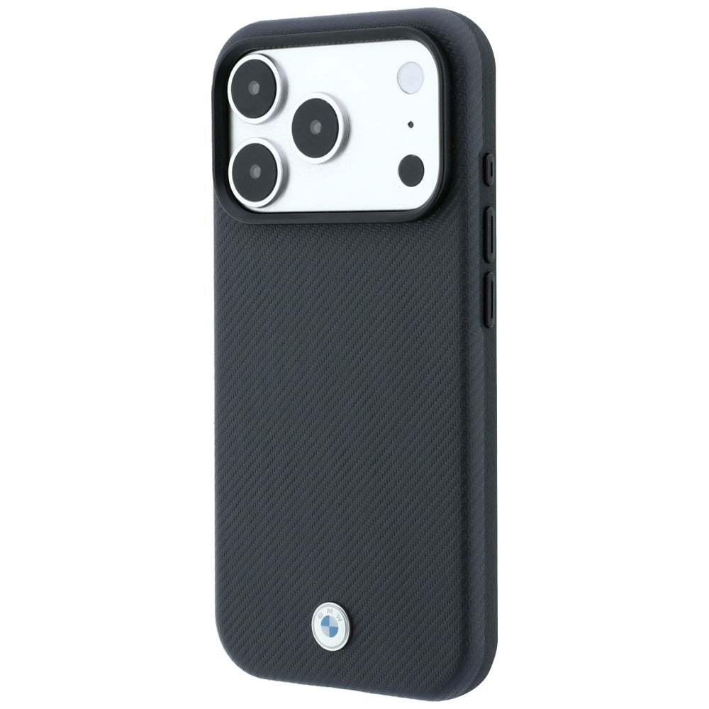 Handyhülle füriPhone 18 Pro Max / 17 Pro Max, BWM Sign Kevlar Metal Logo mit MagSafe, Anthrazit (2/8)