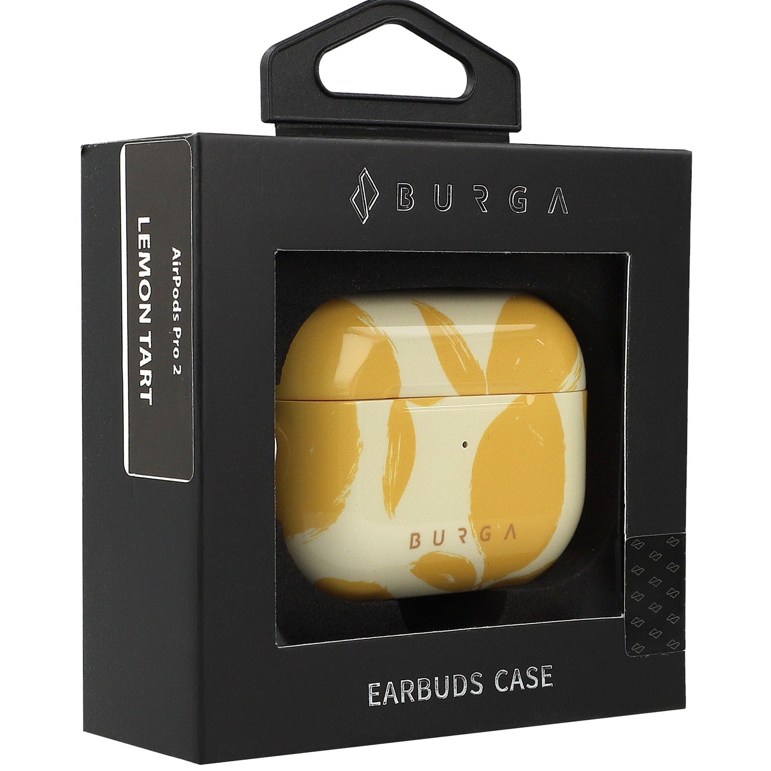 Schutzhülle für AirPods Pro 2, Burga Lemon Tart, Gelb mit Zitronenmuster