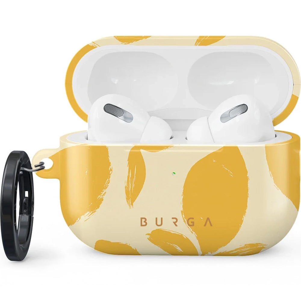 Schutzhülle für AirPods Pro 2, Burga Lemon Tart, Gelb mit Zitronenmuster
