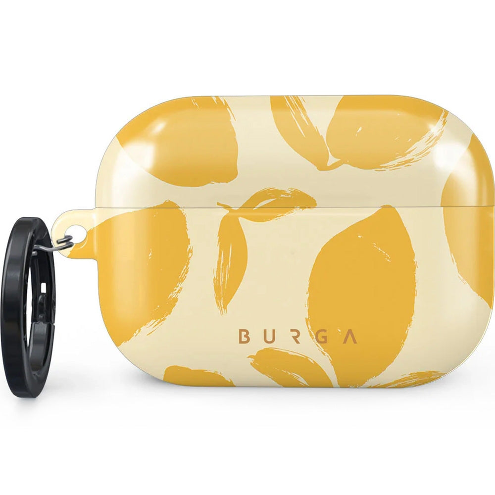 Schutzhülle für AirPods Pro 2, Burga Lemon Tart, Gelb mit Zitronenmuster